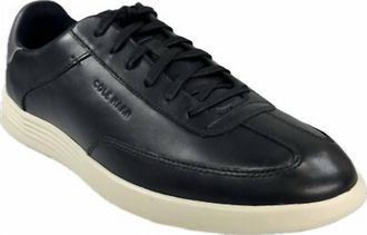 Cole Haan Mens Grand Crosscourt Turf Sneaker In Black Leather