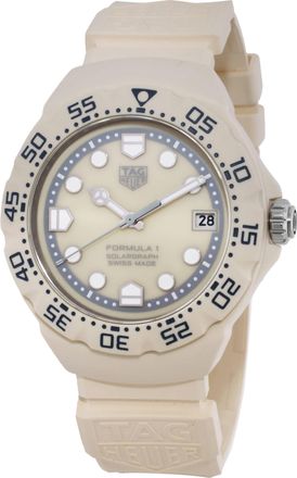 Tag Heuer Limited Edition Formula 1 Solargraph Beige Dial Watch WBY1164.FT8114