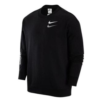 Nike swoosh shadow printed sweatshirt Black FB1911-010