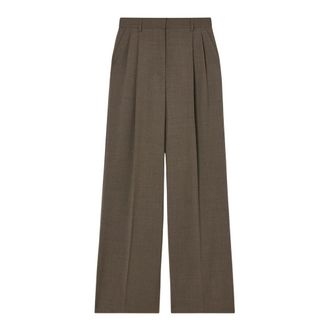 Filippa K Dames, Broeken, Bruin, Maat: XL Wol