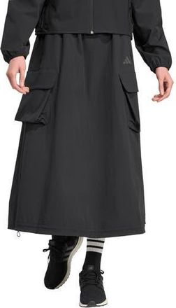 adidas City Tech Cargo Skirt in Black at Nordstrom Rack, Size X-Small