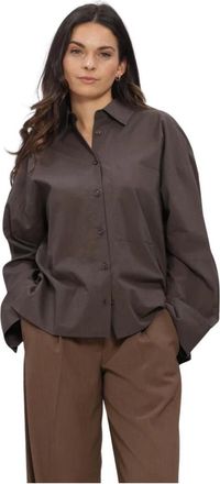 Second Female Overhemden, Dames, Bruin, S, Lanna Shirt