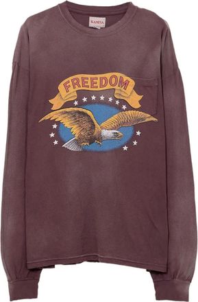 Bows & Arrows Freedom T-shirt met lange mouwen - Bruin