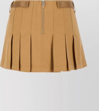 Dion Lee mini skirt in stretch cotton