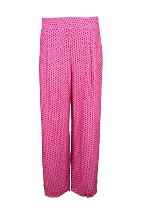 Lola Wide-Leg Trousers With Fluid Drape And Bold Contrast