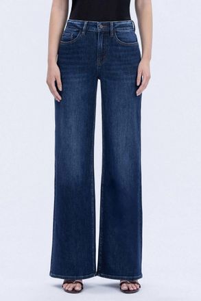 Flying Monkey Super High Rise Jeans In Dark Blue
