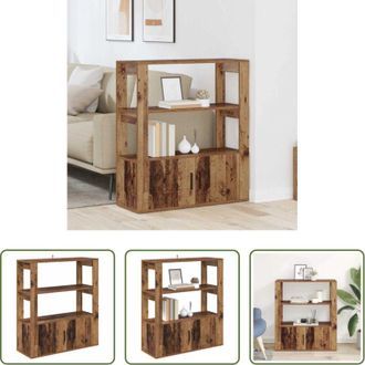 vidaXL vidaXL Credenza in legno multistrato - Credenza Legno vecchio 30 x 80 x 90 cm Legno multistrato