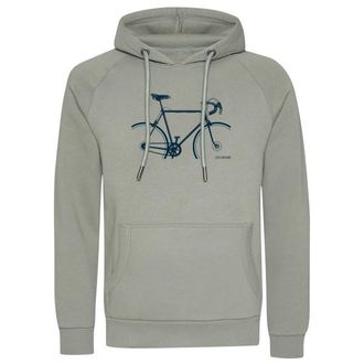 Greenbomb Bike Crop Trek Hoodie f&uuml;r Herren | grau