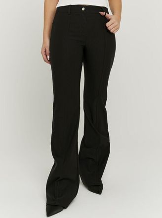 Tally Weijl 5-Pocket-Hose TALLY WEIJL SPAPETARDA, Damen, Gr. 34, N-Gr, schwarz, Web, Obermaterial: 76% Viskose, 21% Polyamid, 3% Elasthan, unifarben, ausgestellt 