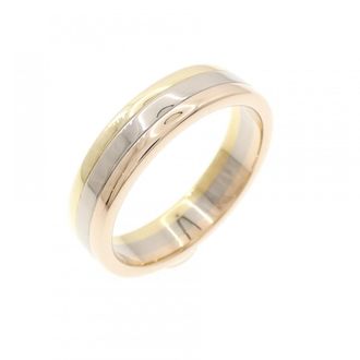 Cartier Louis Cartier Yellow Gold (18K) Pink Gold (18K) White Gold (18K) Band Ring (Pre-Owned)