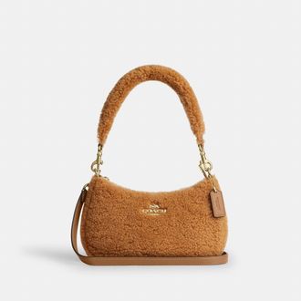 Coach Teri Shoulder Bag In Shearling