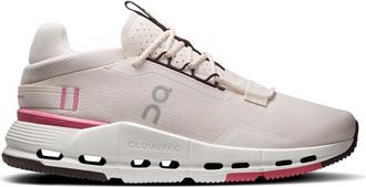 On Womens Cloudnova 2 - Running Shoes Pink/White/Black Size 10.0