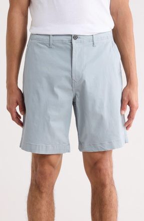 Lucky Brand Stretch Cotton Sateen Chino Shorts in Iceberg at Nordstrom Rack, Size 30