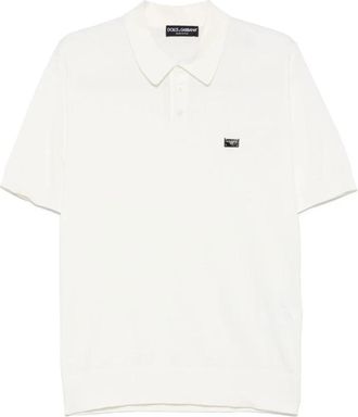 Dolce & Gabbana Wit T-shirt voor mannen - Heren - Polos - Wit - XL - Katoen - Tops