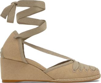 Castaner Corcega Espadrille - Dames - Sleehakken - Beige - 38 EU - Katoen - Schoenen