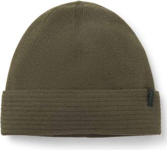 BOSS Knit beanie in temperature-regulating stretch fabric