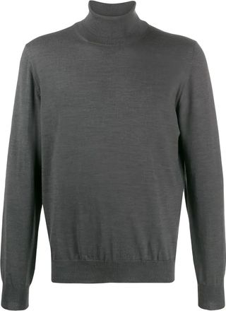 Barba Maglione in lana a collo alto - Grigio