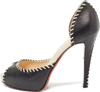 Christian Louboutin Pumps in pelle con tacco 120mm - Nero