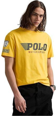Polo Ralph Lauren Classic Fit Jersey Graphic T-Shirt Mens Clothing Chrome Yellow : 2XL, Cotton