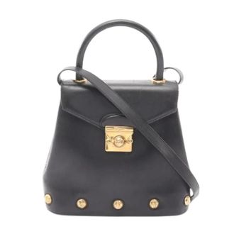 Ferragamo Pre-owned Handbags, female, Black, Size: ONE SIZE Pre-owned Handbag