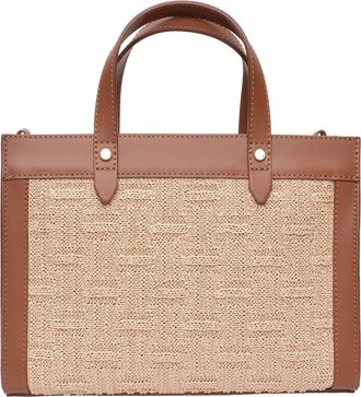 Luisa Vannini Brown Rundleer Tas