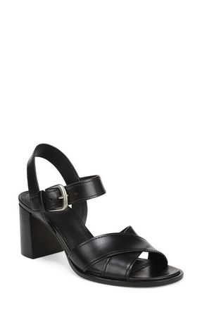 Vince Salma Ankle Strap Sandal in Black at Nordstrom, Size 6.5