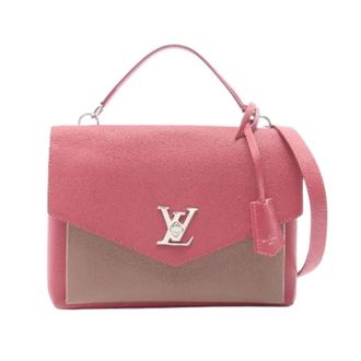 Louis Vuitton Pre-owned My Lockme Satchel Leather 2way Bag - Dames - Pre-owned - Roze - Maat: ONE Size Leer