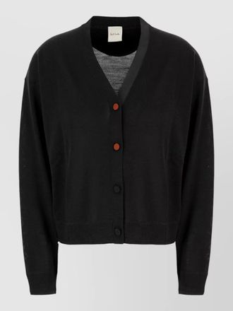 Paul Smith v neck knit top long sleeves