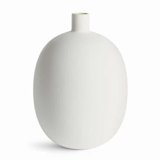 Napa Home & Garden Barclay Butera Sandbar Vase Large - White/Taupe Stoneware at Nordstrom