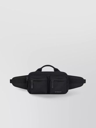 Givenchy u bumbag with adjustable strap and front zip pockets