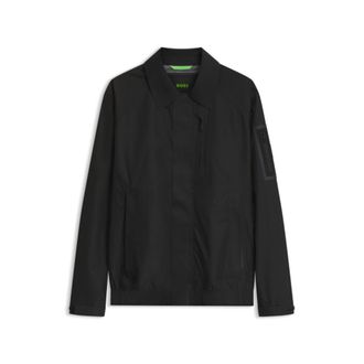 BOSS Water-repellent blouson jacket with welded front placket