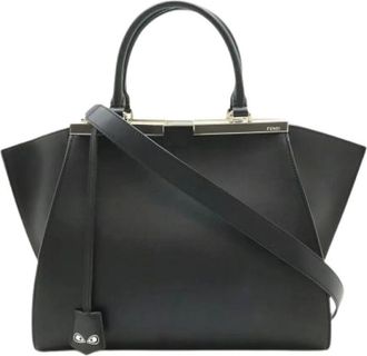 Fendi Pre-owned Handbags, female, Black, Size: ONE SIZE Pre-owned 3Jours Handbag