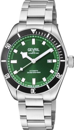 Gevril Group Swiss Automatic SW200 Yorkville Green Dial steel Watch