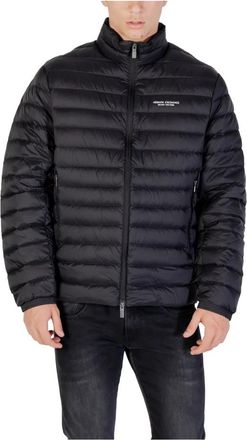 A|X Armani Exchange Gewatteerde donsjas voor heren - Heren - Winterjassen - Zwart - M - Jassen