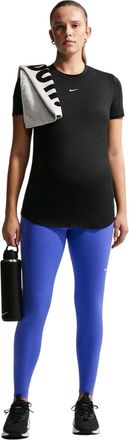 Nike Dames-T-shirt (One) (Zwart, Wit)