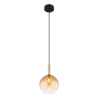 Globo Lighting L&aacute;mpara Colgante - Lopusa - &Aacute;mbar - Vidrio - &Oslash; 18cm - G9 - Globo