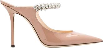 Jimmy Choo London Schoenen, Dames, Roze, 37 EU, Leer, Ballet Pointed Toe Stiletto