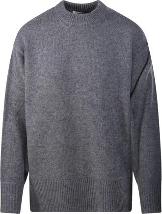 By Malene Birger Bradley Sweater - Dames - Ronde hals truien - Grijs - M - Wol - Truien & Vesten