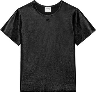 Courr&egrave;ges Logo-patch T-shirt