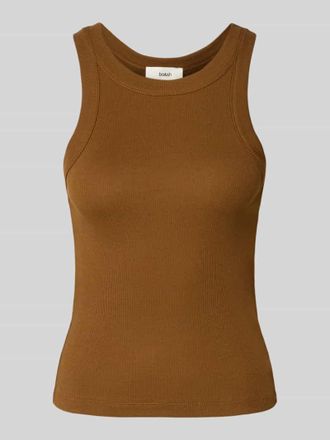 BA&SH Tanktop mit Rundhalsausschnitt Modell CYNDA in Dunkelbraun, Gr&ouml;&szlig;e XS