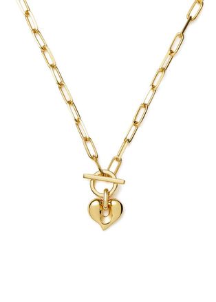 Missoma Molten Heart T-bar 18k Gold Vermeil Necklace - One Size