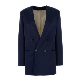 Alberta Ferretti Alberta Ferretti, Blazers, female, Blue, Size: S Jacket