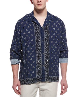 Palm Angels Bandana Print Shirt