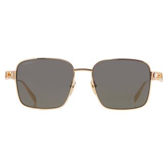 Gucci Grey Square Ladies Sunglasses GG1937S 001 54