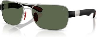 Ray-Ban unisex, Accessoires, Grijs, Maat: 64 MM