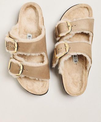 Birkenstock Arizona Big Buckle Shearling Sandals