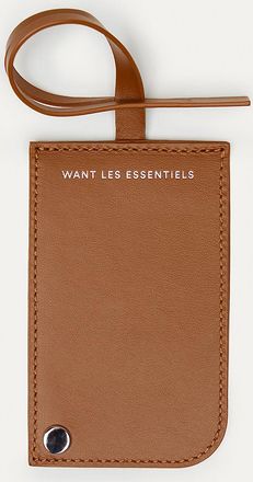 Want Les Essentiels Arch leather luggage tag