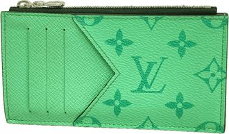 Louis Vuitton Green Coin Purse/Coin Case (Pre-Owned)
