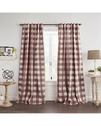 Elrene Grainger Buffalo Check Blackout Window Curtain