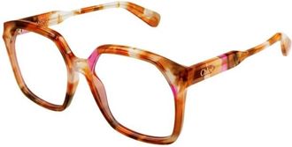 Chlo&eacute; Vierkant montuur - Dames - Brillen - Bruin - 53 MM - Accessoires